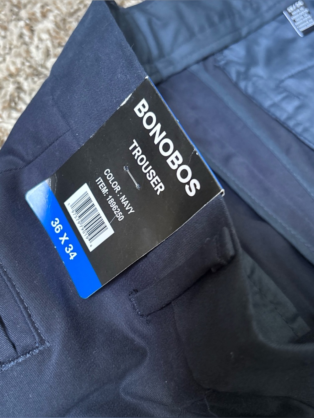 Bonobos Navy Dress Trouser - Deep Navy